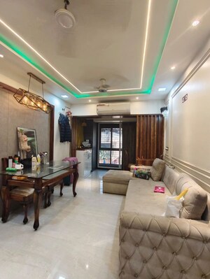 Living Room in 1 BHK Apartment at Rosa Classic Apartment, Kasarvadavali – for Rent