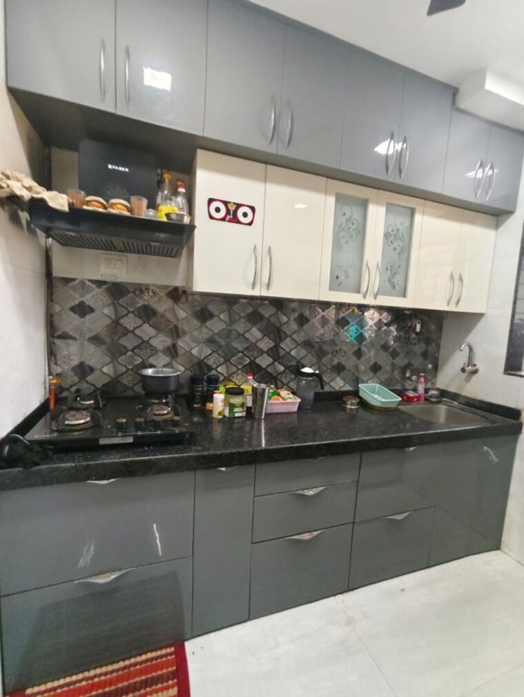 Kitchen, rosa-classic-apartment 1 Bedroom 450 Sq.Ft. Apartment In Kasarvadavali Thane 10339130