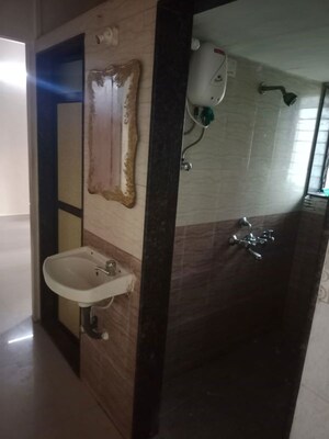 Bathroom in 2 BHK Apartment at Dheeraj Pooja, Malad West – for Rent