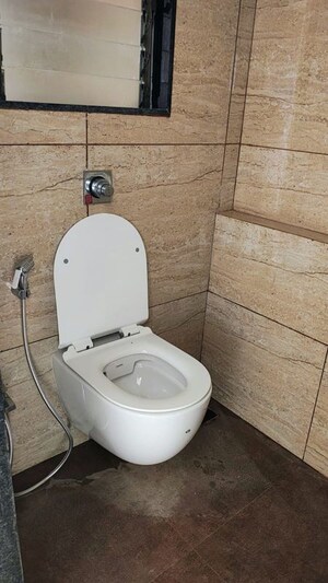 Bathroom in 1 BHK Apartment at Sheth Irene, Malad West – for Sale
