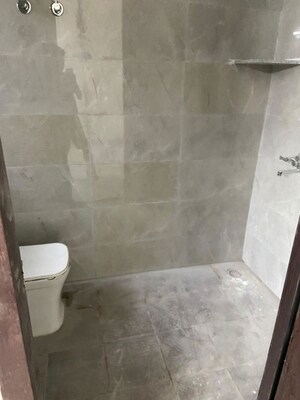 Bathroom in 3 BHK Builder Floor at Chattarpur – for Rent