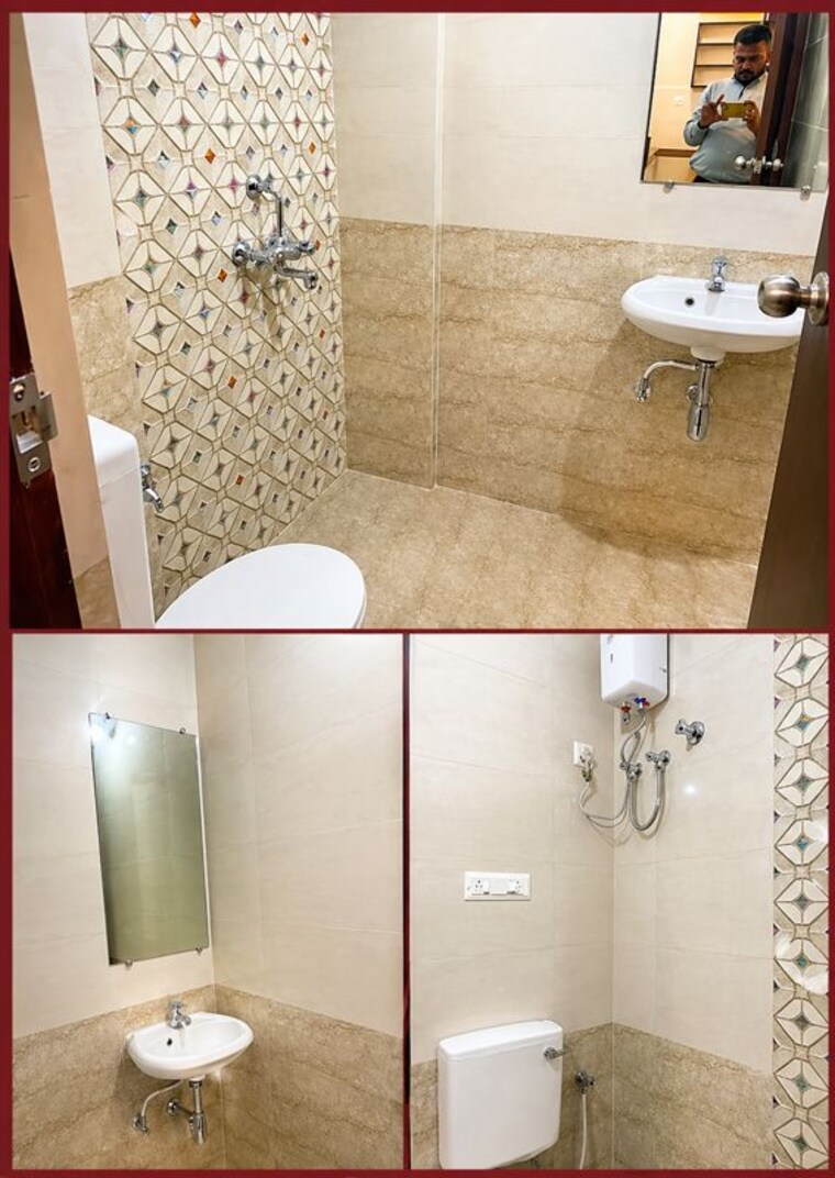 Bathroom, wanjara 2 Bedroom 940 Sq.Ft. Apartment In Wanjara Nagpur 10339279