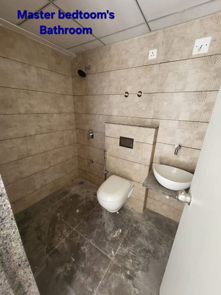 Bathroom, sukirti-54 3 Bedroom 1760 Sq.Ft. Apartment In Shela Ahmedabad 10339251