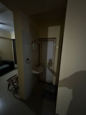 Bathroom in 1 BHK Apartment at Puranik Hometown, Ghodbunder Road – for Rent