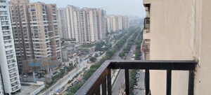Balcony in 3.5 BHK Apartment at Gaur City 1st Avenue, Sector 4 Greater Noida – for Rent