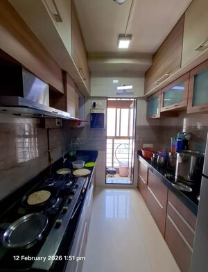 Kitchen in 3 BHK Apartment at Kamala Shakti Enclave, Malad West – for Rent