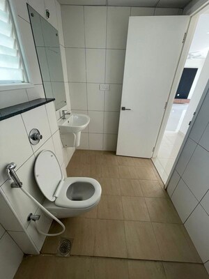 Bathroom in 3 BHK Apartment at Godrej Aqua, International Airport Road – for Rent