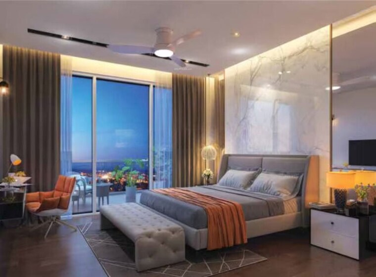 Bedroom, adani-samsara-vilasa 3 Bedroom 300 Sq.Yd. Builder Floor In Sector 63 Gurgaon 10339310
