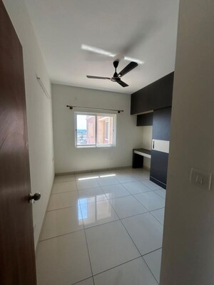 Bathroom in 3 BHK Apartment at Bhartiya City Nikoo Homes II, Thanisandra Main Road – for Rent
