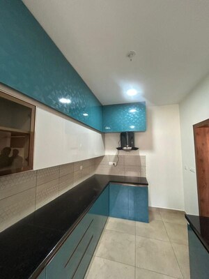 Kitchen in 3 BHK Apartment at Bhartiya City Nikoo Homes II, Thanisandra Main Road – for Rent