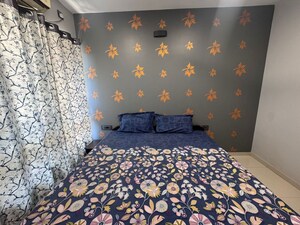 Bedroom in 3 BHK Apartment at Puranik Rumah Bali, Ghodbunder Road – for Rent