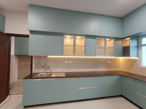 Kitchen in 4 BHK Apartment at L&T Raintree Boulevard, Hebbal – for Rent