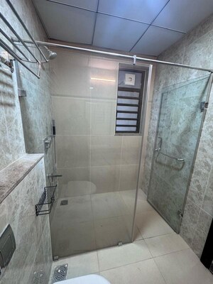 Bathroom in 3 BHK Apartment at Mahaveer Celesse, Hunasamaranahalli – for Rent