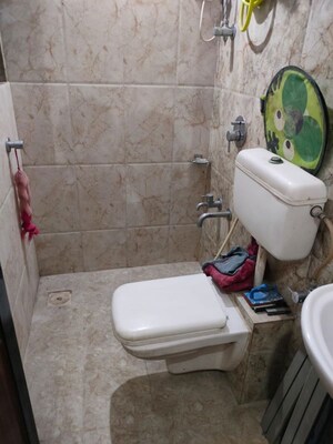 Bathroom in 1 BHK Apartment at Raunak Delight, Owale – for Rent