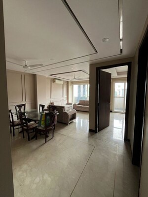 Living Room in 3 BHK Apartment at Greater Kailash I – for Rent