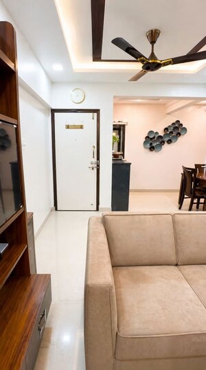 Living Room in 3 BHK Apartment at Olive Apartment, Nalasopara West – for Sale