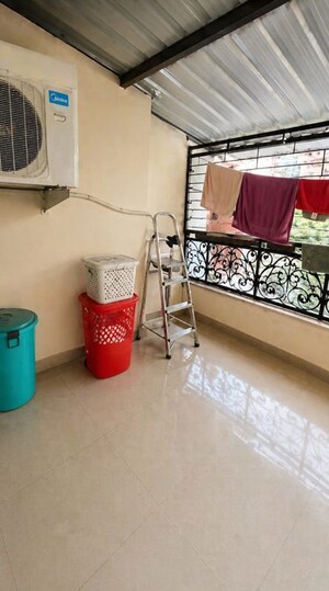 Balcony in 3 BHK Apartment at Olive Apartment, Nalasopara West – for Sale