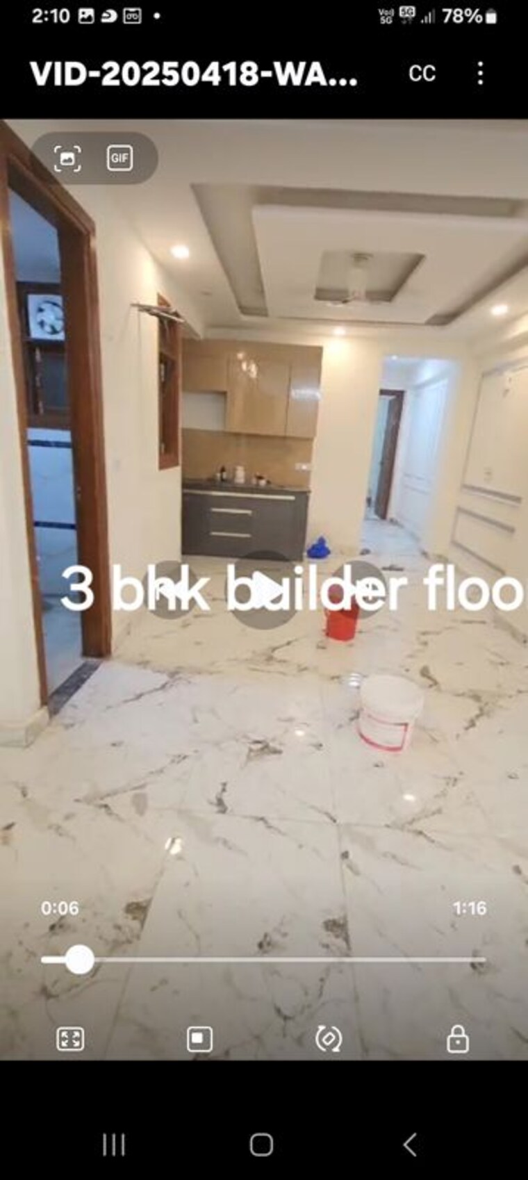 Floor Plan, panchsheel vihar 3 Bedroom 1000 Sq.Ft. Builder Floor In Panchsheel Vihar Delhi 8506162