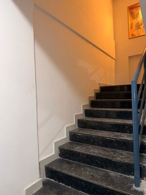 Staircase in 4 BHK Apartment at Panchshil Eon Waterfront II, Kharadi – for Rent