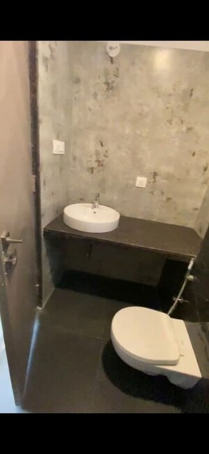 Bathroom in 2 BHK Apartment at Ajmera Boulevard, Malad West – for Rent