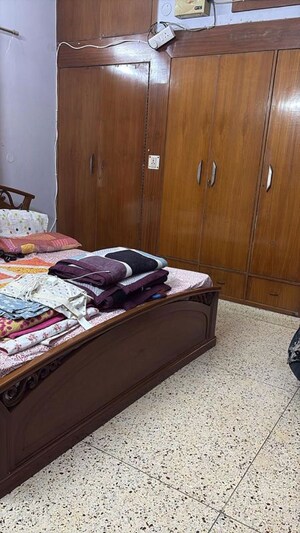Bedroom in 3 BHK Builder Floor at East Of Kailash – for Rent
