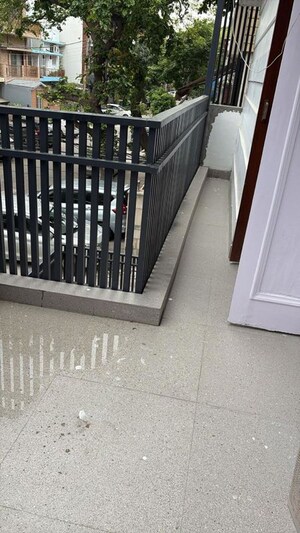 Balcony in 3 BHK Builder Floor at East Of Kailash – for Rent