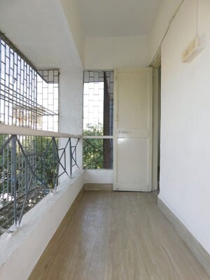 Balcony in 3 BHK Apartment at Om Tower Kandivali, Kandivali West – for Rent