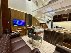 Living Room in Studio Apartment at M3M Broadway, Sector 71 – for Rent