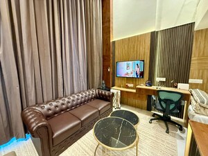 Living Room in Studio Apartment at M3M Broadway, Sector 71 – for Rent