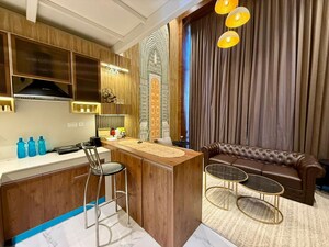 Kitchen in Studio Apartment at M3M Broadway, Sector 71 – for Rent