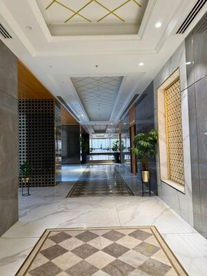 Building Lobby in Studio Apartment at M3M Broadway, Sector 71 – for Rent