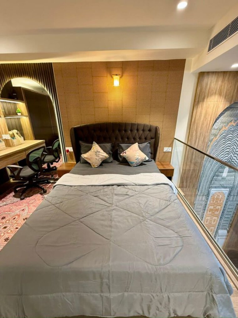 Bedroom, m3m-broadway Studio 900 Sq.Ft. Apartment In Sector 71 Gurgaon 10340530