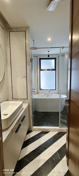 Bathroom in 4 BHK Builder Floor at Saket – for Rent