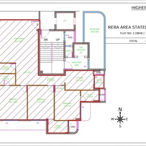 Master Plan in 3 BHK Apartment at Mirchandani Goldstone, Bandra West – for Sale