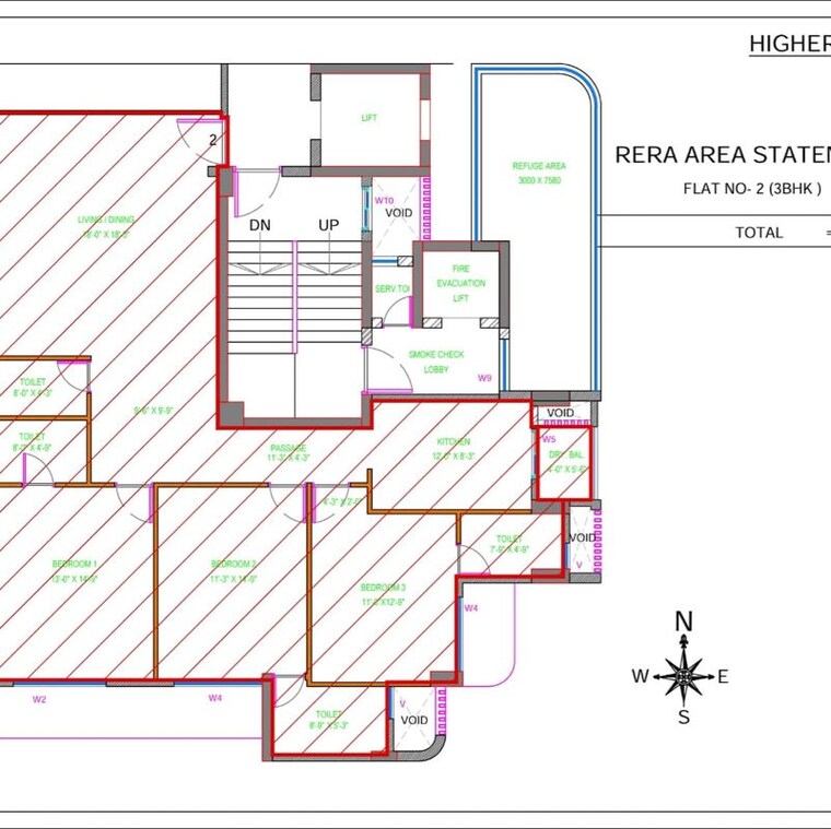 undefined, mirchandani-goldstone 3 Bedroom 1303 Sq.Ft. Apartment In Bandra West Mumbai 9898383