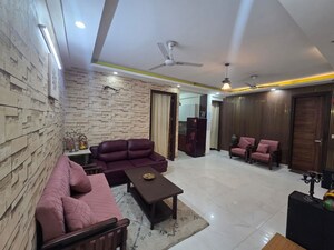 Living Room in 2 BHK Apartment at Chattarpur – for Rent