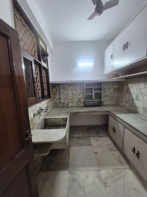 Kitchen in 3 BHK Builder Floor at Shivalik Colony – for Rent