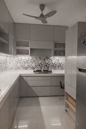 Kitchen in 2 BHK Apartment at Rizvi Oak, Malad East – for Rent