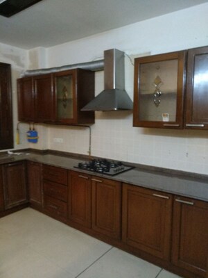 Kitchen in 3 BHK Builder Floor at Greater Kailash I – for Rent