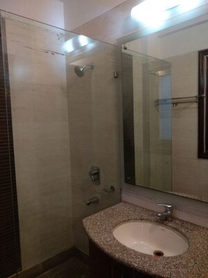Bathroom in 3 BHK Builder Floor at Greater Kailash I – for Rent
