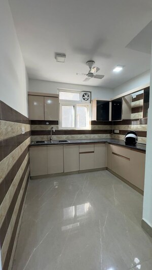 Kitchen in 3 BHK Apartment at Chattarpur – for Rent