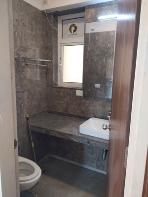 Bathroom in 3 BHK Apartment at Adani Ten BKC, Bandra East – for Rent