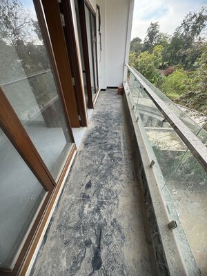 Balcony in 3 BHK Apartment at Chattarpur – for Rent