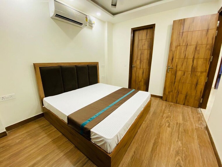 Bedroom, tigra 2 Bedroom 1100 Sq.Ft. Builder Floor In Tigra Gurgaon 10341385