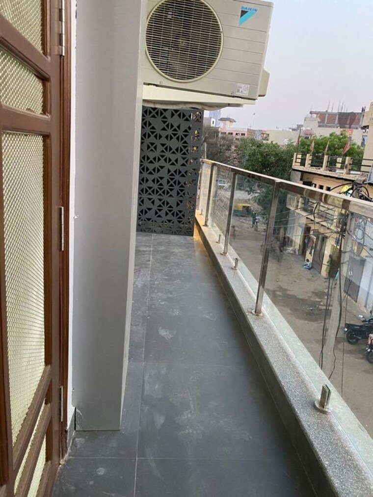 Balcony, tigra 2 Bedroom 1100 Sq.Ft. Builder Floor In Tigra Gurgaon 10341385