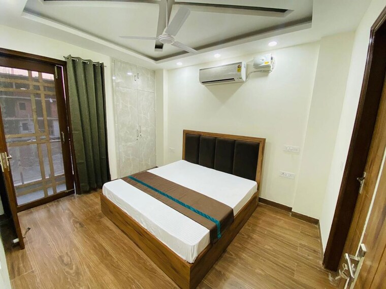Bedroom, tigra 2 Bedroom 1100 Sq.Ft. Builder Floor In Tigra Gurgaon 10341385
