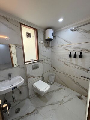 Bathroom in 1 BHK Builder Floor at Kanhai – for Rent