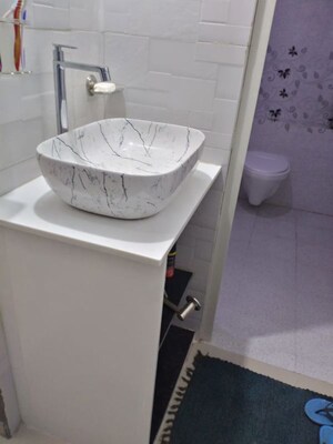 Bathroom in 1 BHK Apartment at Chandkheda – for Rent