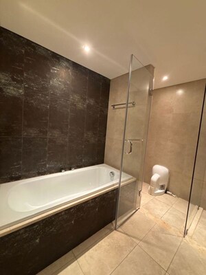 Bathroom in 4 BHK Apartment at Panchshil Towers, Kharadi – for Rent