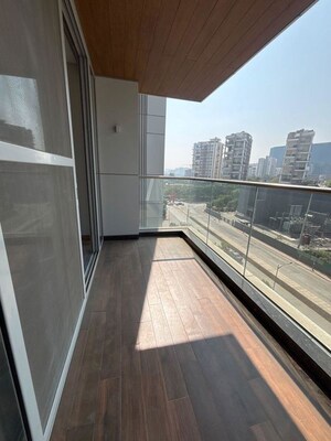 Balcony in 4 BHK Apartment at Panchshil Towers, Kharadi – for Rent